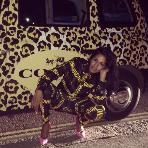 : M.I.A in Moschino 