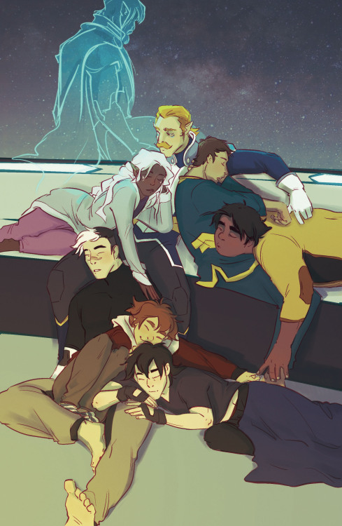 coquiwi:Here’s my full piece for The Pride/Voltron FamZine! Digital copies are still available throu