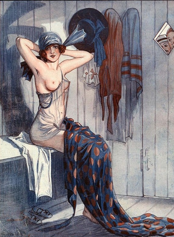 hoodoothatvoodoo:  Illustration by George Pavis For La Vie Parisienne 1919