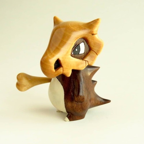 retrogamingblog:Wood-carved Pokemon made by Sean Syman