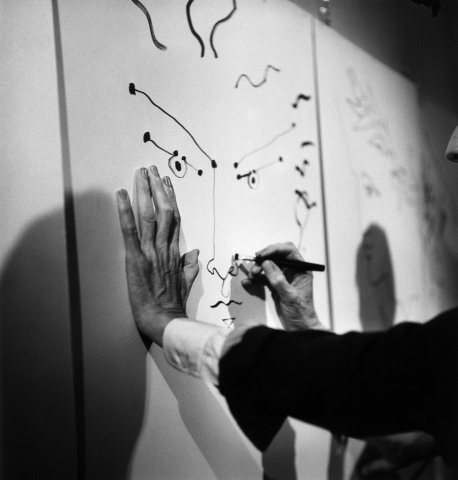 3wings: Jean Cocteau, Paris 1952 Ernst Haas