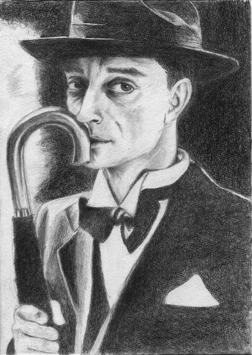 Buster Keaton’s a dreamboatTried my hand at graphite! I’ve been using ballpoint pen for 