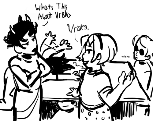 holidartehg:probably the worst comic ive ever made but I just wanted to draw everyone saying vriska