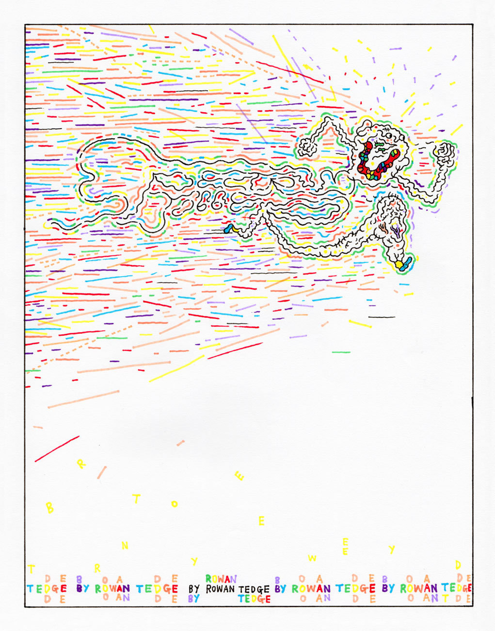 rowantedge:  Rowan Tedge - “Spectrum Jogger” Made for the Comics Workbook Composition