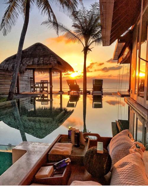 paradisetogo:sunset in maldives xx