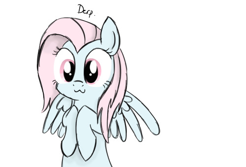 princessnoob:  Hehheeheheh. :3  (( Featured character: http://asksnugglepony.tumblr.com/ Check this adorable blog out! -Mod ))  Cuteness~