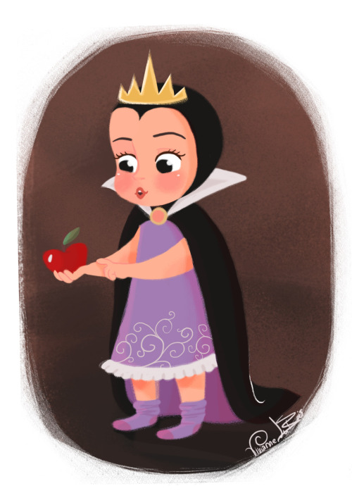 viviannedubois:  By request: all Little Villains in one post! Maleficent, Queen of Hearts, Ursula, Cruella de Vil, Drizella & Anastasia, Gothel,  Evil Queen,  