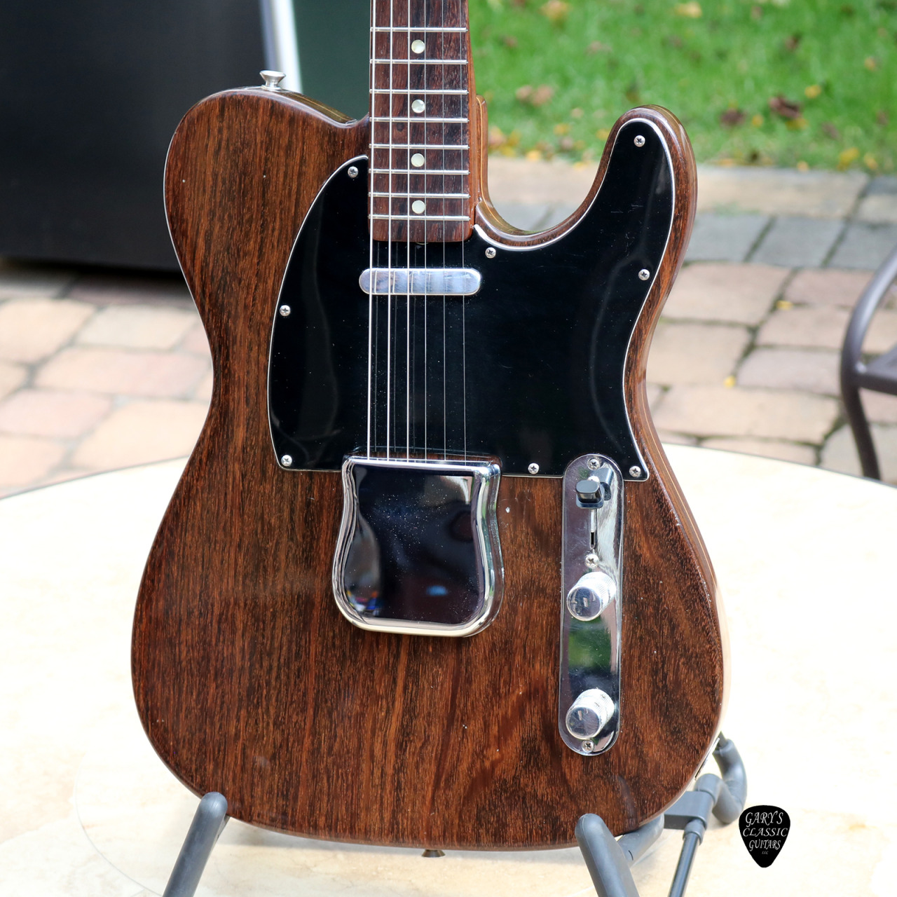 garys-classic-guitars:
“ 1969 Fender Rosewood Telecaster, Just like George Harrison’s, Rare Model, Gorgeously figured solid Rosewood body, neck & fingerboard
”