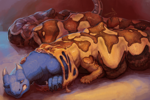 nommzart: Fine Dragon Dining - Commission for Ghrom!