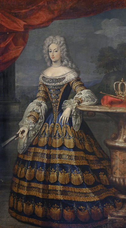 Maria Anna Neuberg, Queen of Spain by Jacques Courtilleau, 1700