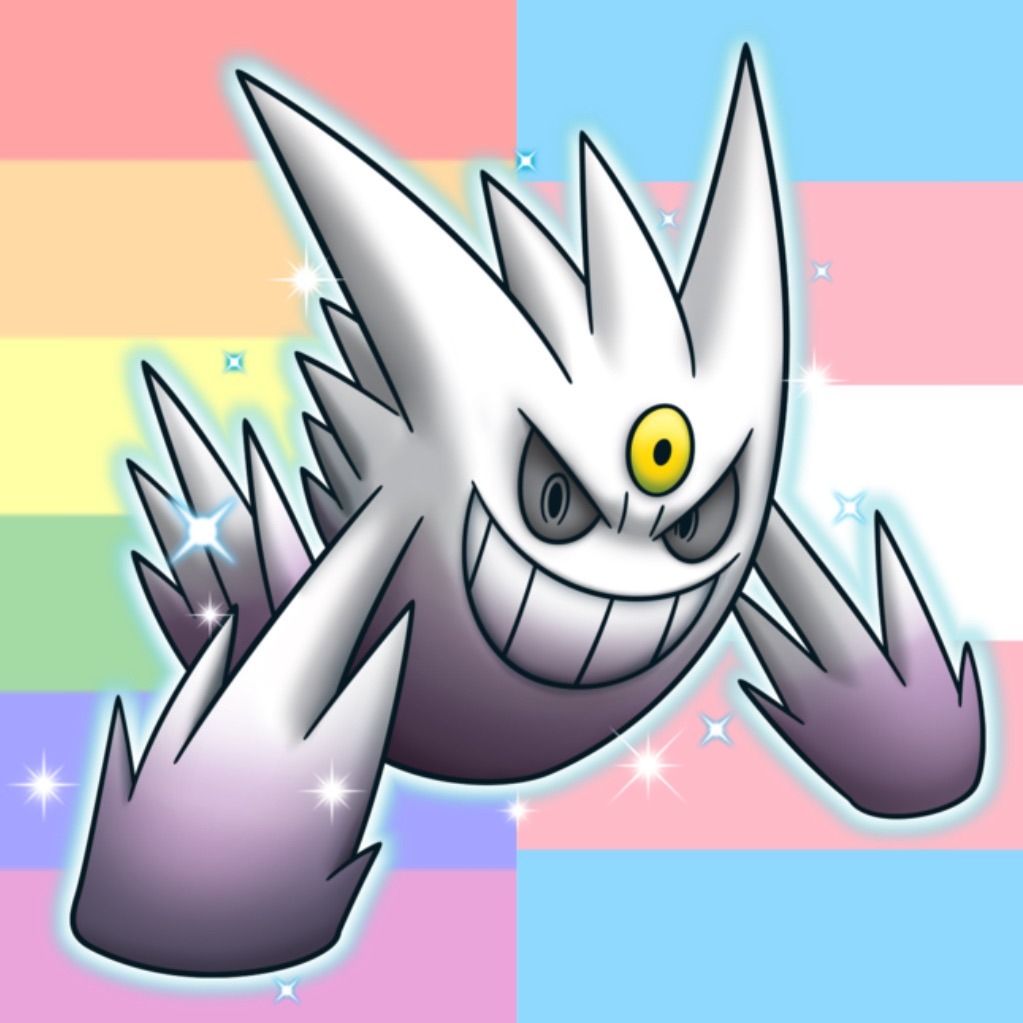 Pokémon LGBTQIAPN+/MOGAI Icons — CAN I GET A RECOLOR OF SHINY GENGAR BUT  maybe