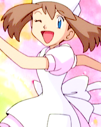 naetoruna:  Pocket Monsters main characters - Haruka.                     