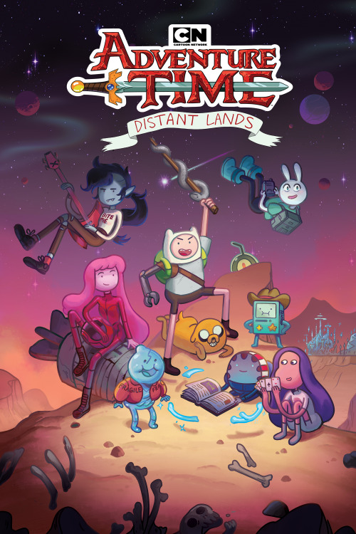 Adventure Time: Distant Lands - promo posterdesign by  Hanna K. Nyström design