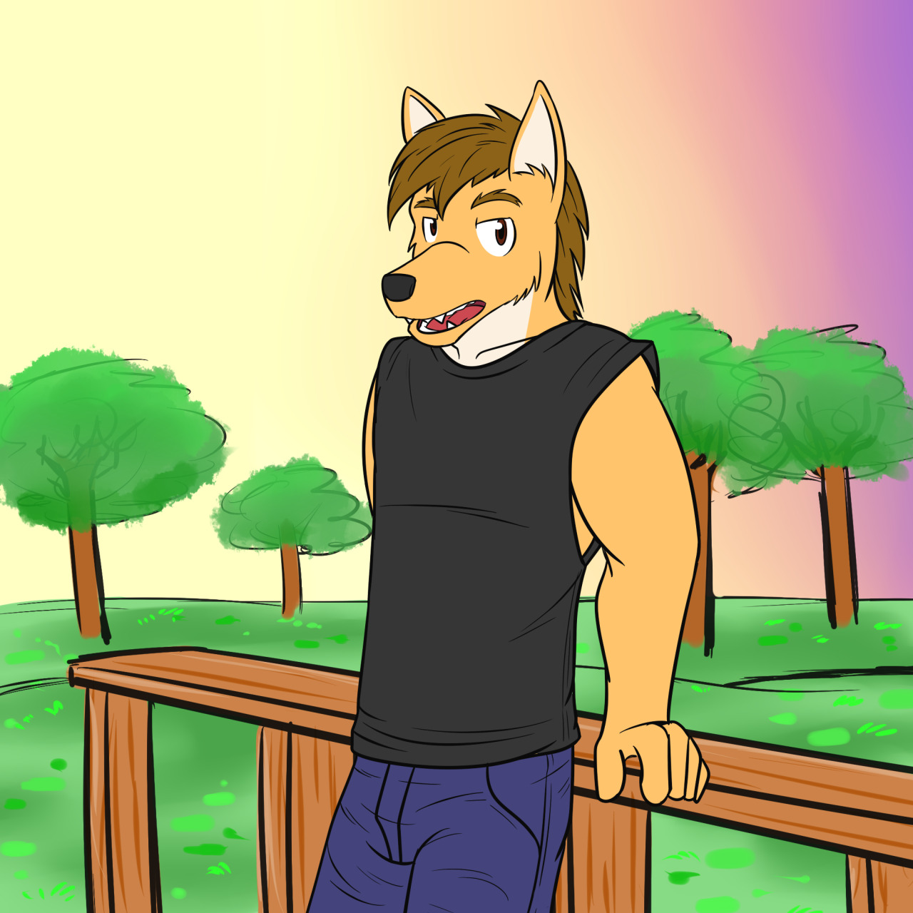 It’s a stark contrast, the summer sunset was colorful and vibrant, but Mond was