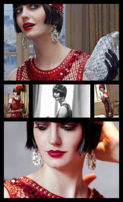 itscached:  Eva, the flapper, for Campari