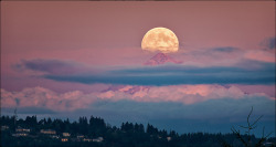 spacettf:  Harvest Super Full Moon Rise •