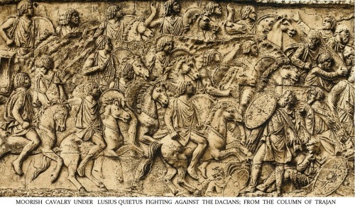 Moorish Cavalry of the Roman Army Here one finds reliefs of the Moorish Cavalry of the Roman Army un