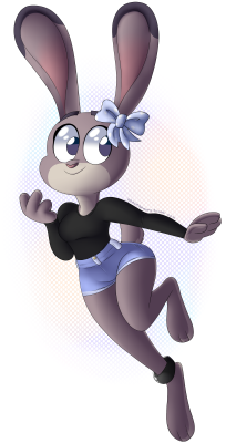 gonenannurs:a hip and spunky little Judy!!! ❤   im so happy with the shading on here 0:(tumblr really kills the size of this pic so go here if you want it bigger  &lt;3!