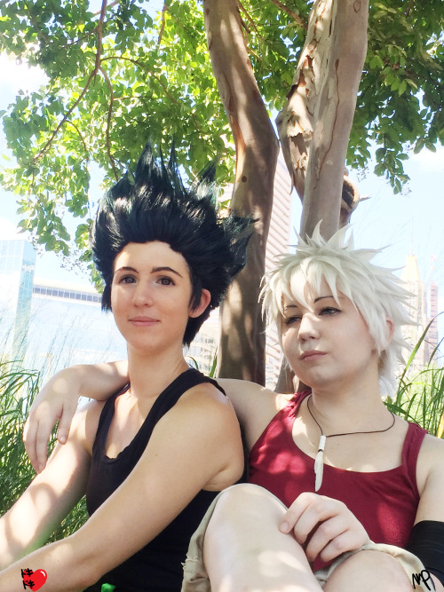 Gon and Killua’s Otakon Matsuri Date~! &lt;3Gon: http://amisgurumis.tumblr.com/Photographer: Veronic