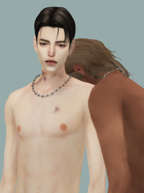 hitohari-sims: bignaicc:  Test Archivefaction_Thorns Necklace and Archivefaction_BoysCollection @arc