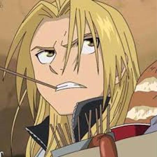fullmetalquotes:Ed, angrily: ARE YOU-Havoc: Fucking.Ed: -KIDDING ME?! YOU-Havoc: Fucking.Ed: IDIOT-Al: &hellip;What was that?Havoc: Hawkeye banned Ed from swearing, so I’ve volunteered to help him out -