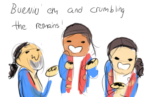 raisel-the-riveter: macaroon22: I’m on a roll hahaa Once I saw @fireandlifeincarnate,@aromanti