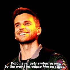 championed:Chris’ introduction for Guy during Glastonbury (June 26, 2016)