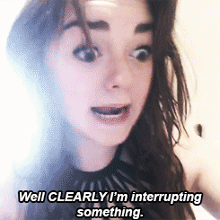 deletlng:  when you’re with 2 friends and they’re talking to eachother more than you
