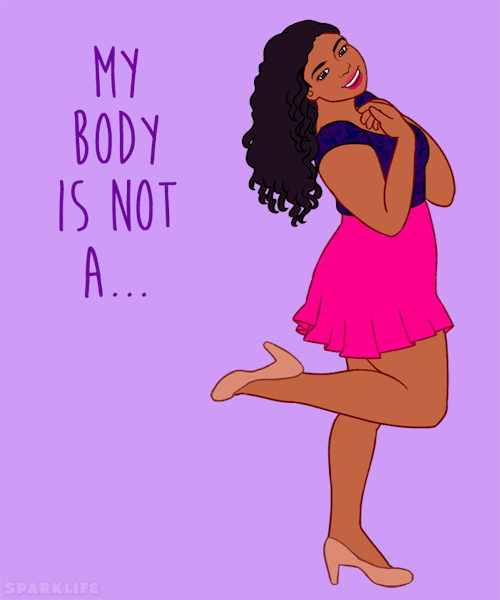 sparkitors:  thelatestkate is SparkLife’s brillz authority on confidence; these fabulous illustrations are all about body positivity, self-esteem, and whole-heartedly LOVIN’ YOURSELF, because no matter what you look like, you can be damn sure that
