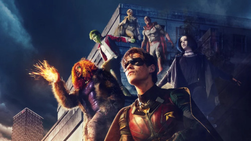 dcuniversesource:New Titans banner for Netflix.