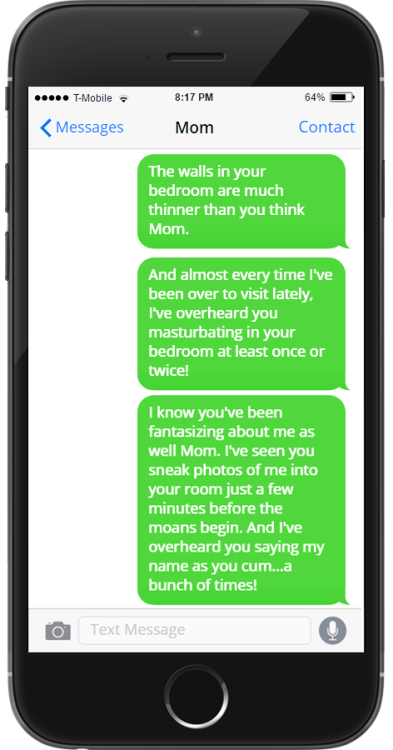 incexting: Everybody Joins In Part 1 of 11Request for a married guy to seduce his Mother, who helps 