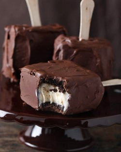 chefthisup:  Chocolate Covered Brownie Ice