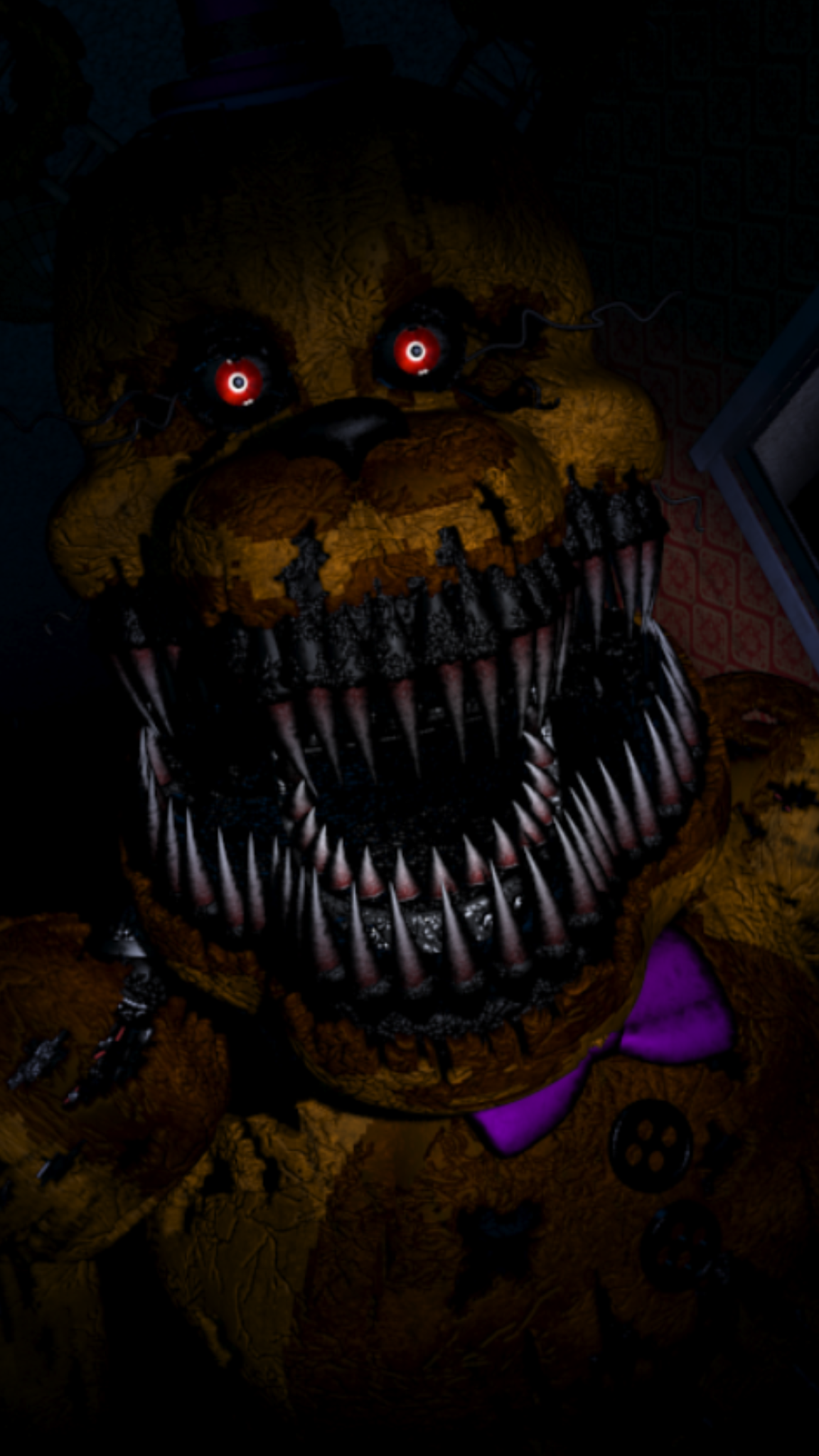 Desenho Nightmare FredBear- Welcome to the nightmare