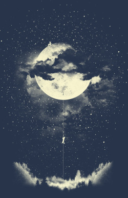 bestof-society6:   MOON CLIMBING by Los Tomatos     @varuavaikava