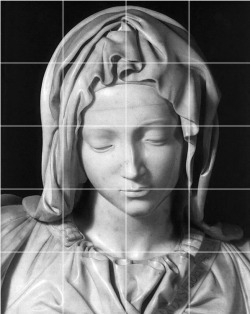 chromeus:  La Pietà by Michelangelo -Detail-