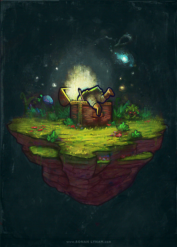 pxlbyte:  The Animated Artwork of Ronan LynamYou’ve most likely seen some on Ronan’s