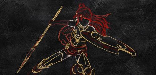shinyklink:  RWBY Art Challenge: Day 3Favourite JNPR Member: Pyrrha Nikos