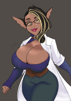 boxas: Cassandra LeBlanc (OC) Colored sketch