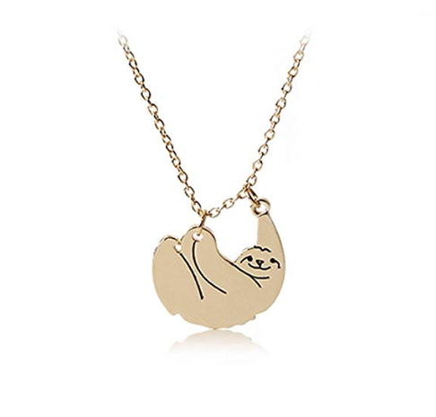 whirelez:Sloth Charm NecklaceIt’s small but cute, I like sloths, and I never seen a sloth necklace b