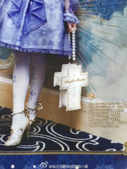 portal-of-fantasy:   Milky Cross newest series details: Purse and shoes~ Angelic Pretty x Kira Imai collaboration for Princess Dreamy Carnival fashion showFrom maomubojue  