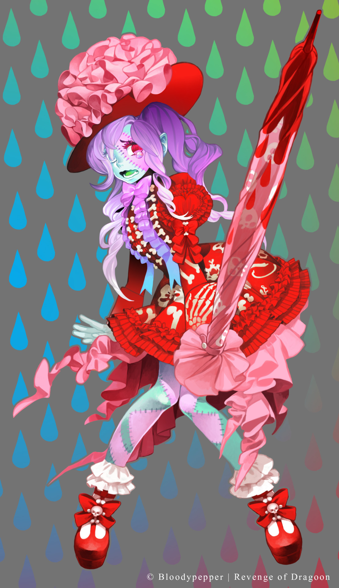 pepperonccini:  Finally done with this one piece. Another character design for Revenge