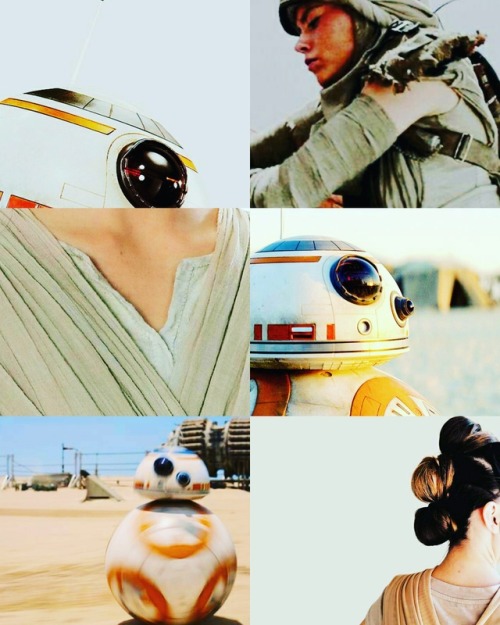 Rey and BB-8 aesthetic.