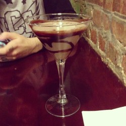 Chocolate martini omg.