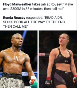 marlowthewarlord:  roundhousechick:  todoslosdays:  I can’t breathe…  if this is real i am so happy   It’s real. 50 cent said something similar:Then someone dug up an audio clip of Mayweather attempting to read a script for a radio show:Conclusion: