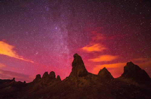just–space - Milk Way over Trona Pinnacles, CA, USA js