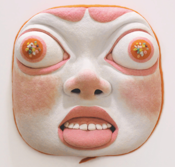 crossconnectmag:  Felt Masks by Paolo del ToroPaolo del Toro brings a unique spin