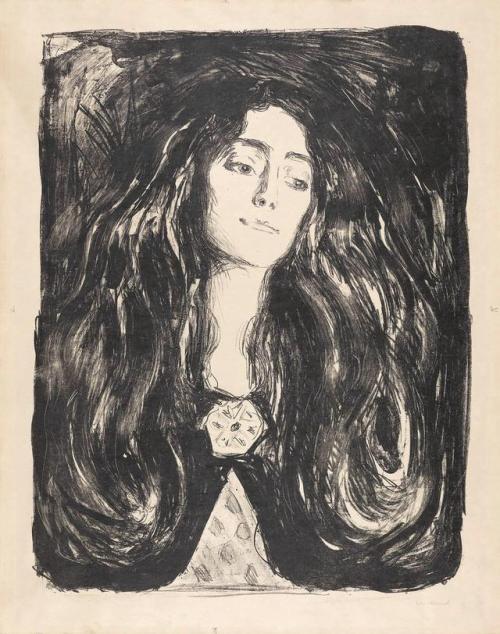 gatakka:Edvard Munch - The Brooch (Eva Mudocci), 1903.