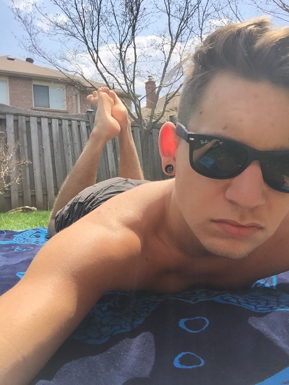 cumsock:  putting on a show for the neighbors
