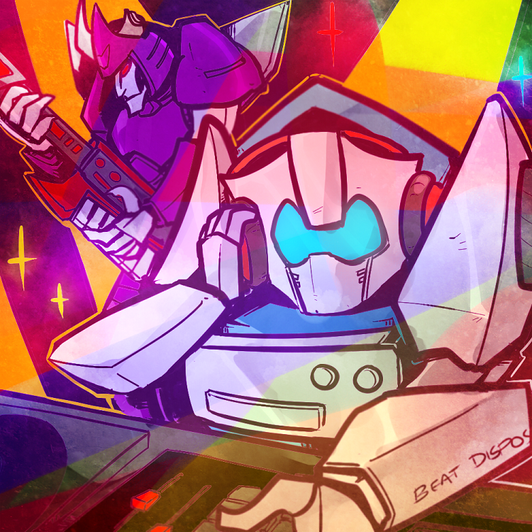 dobe-qj:  colored some spacerobos&rsquo; lines(｡≖‿≖｡✿) 