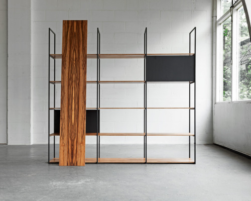 modistematters:  A finished 900 series shelving system, ready to be shipped to a client in Berlin. w